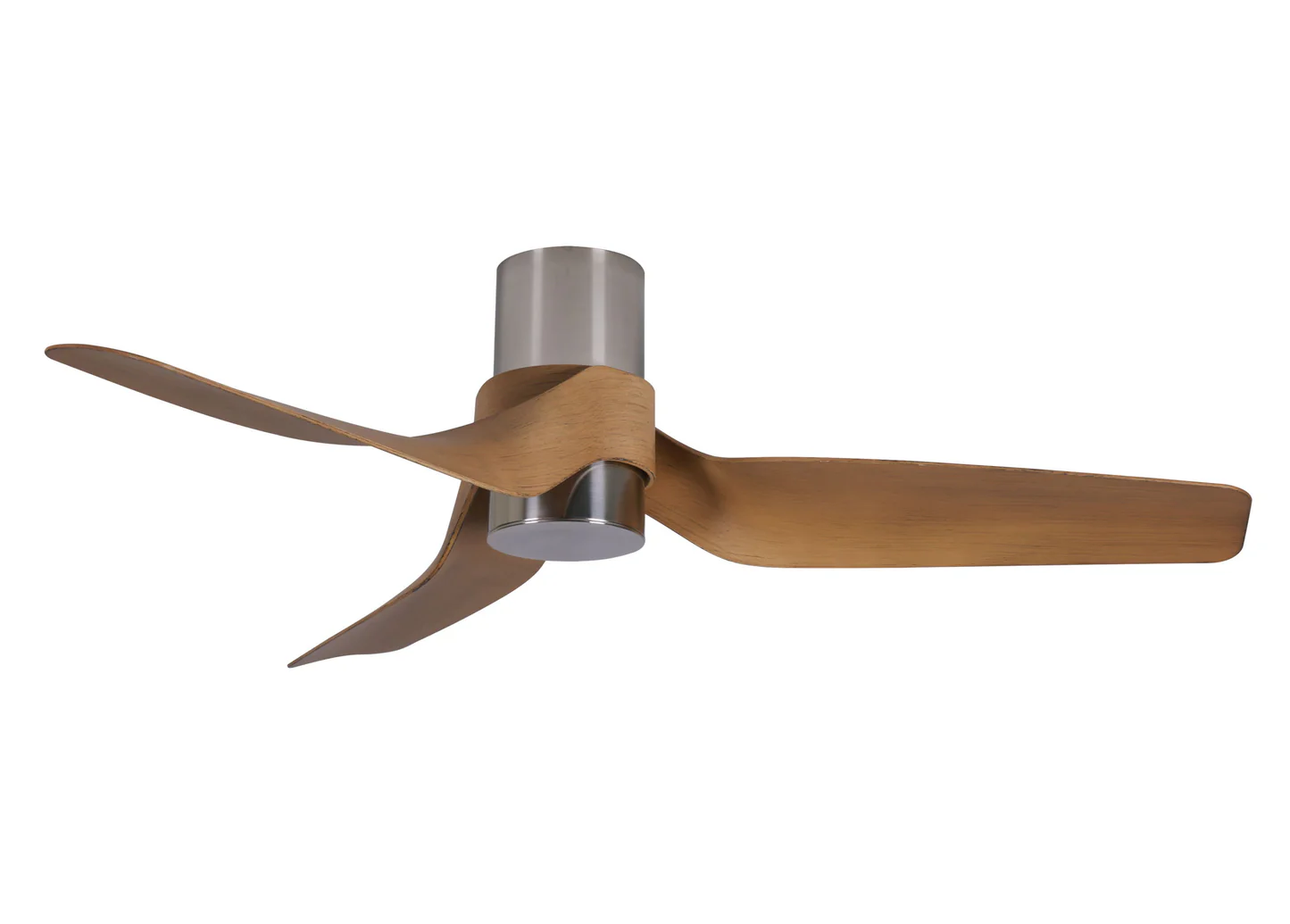 DECKENVENTILATOR NAUTICA NICKEL, 132CM Ø, LED, ENERGIESPAREND